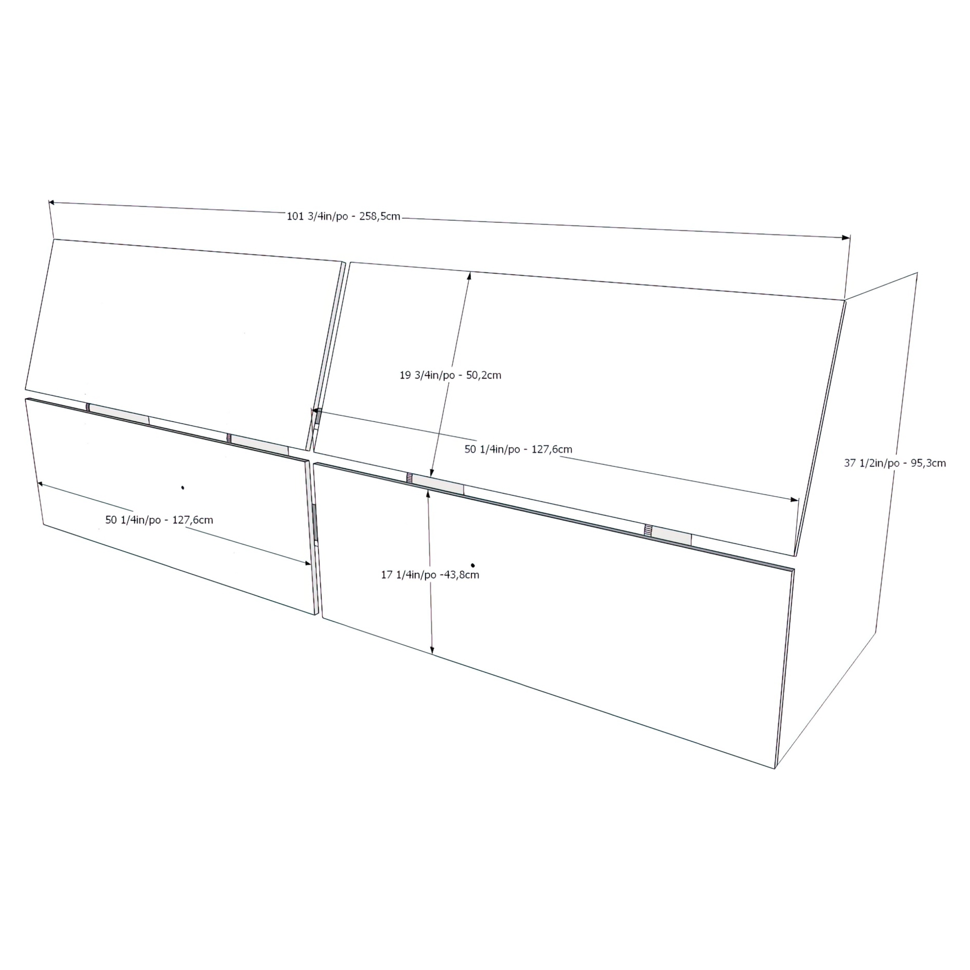 Mobilier de chambre à coucher - Nexera 400694 - - Image 3