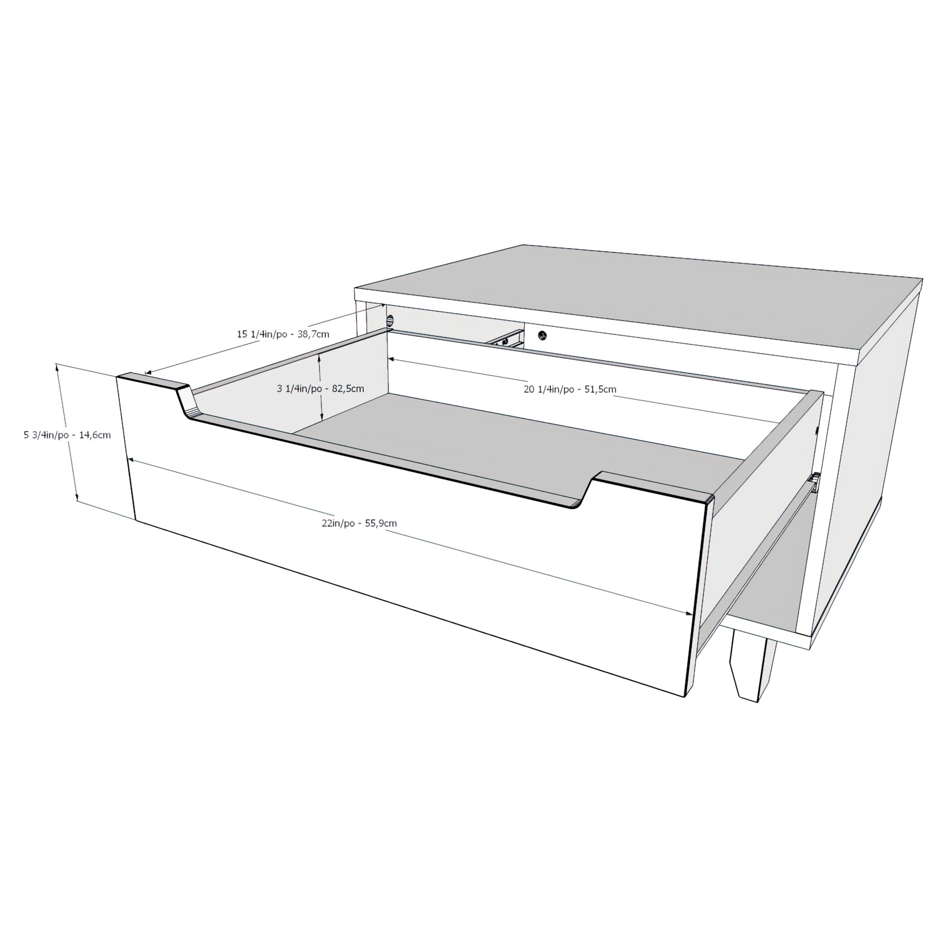 Mobilier de chambre à coucher - Nexera 400694 - - Image 2