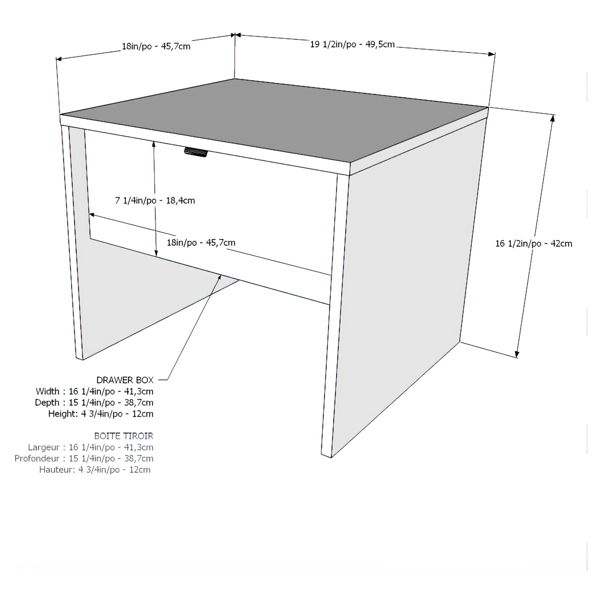 Mobilier de chambre à coucher Nexera 400896 - Image 12
