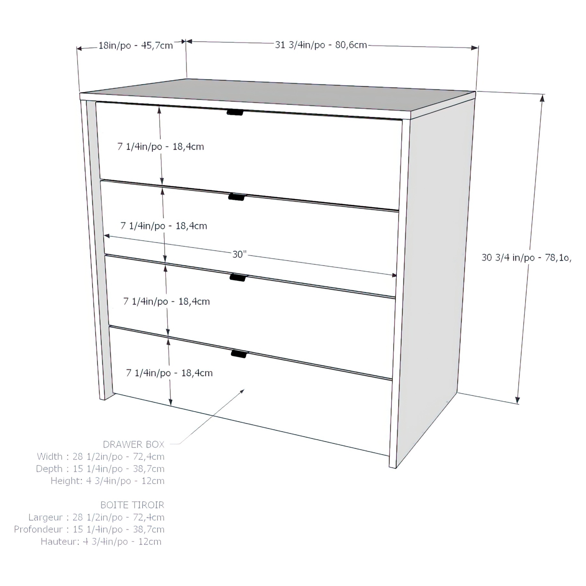 Mobilier de chambre à coucher Nexera 400896 - Image 13