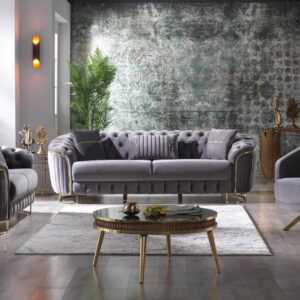 ROSA – GREY VELVET