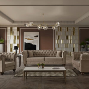 MONETTA BEIGE VELVET