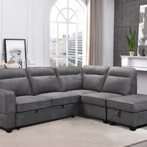 IFDC Fabric Sleeper Sectional IF-9010 RHF