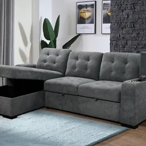 IFDC Fabric Sleeper Sectional IF-9050 LHF