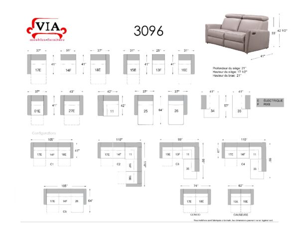 SOFA VIA 3096 - Image 3