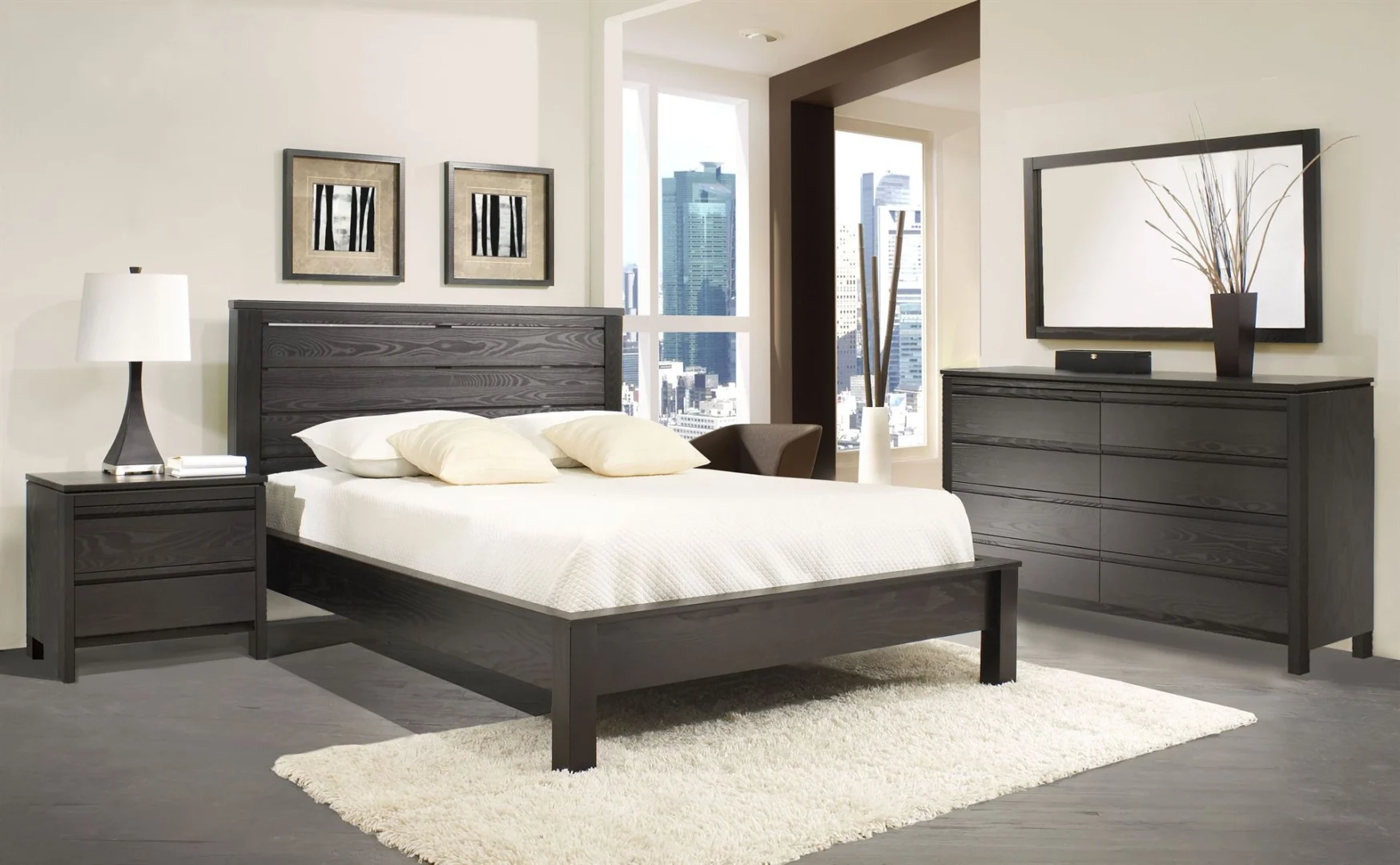 ensemble chambre PT-4200 Arboit-Poitras frêne massif