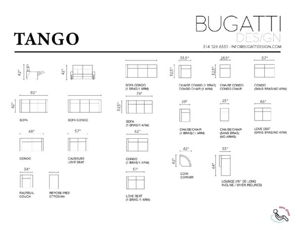 BUGATTI DESIGN - TANGO - SOFA - Image 3