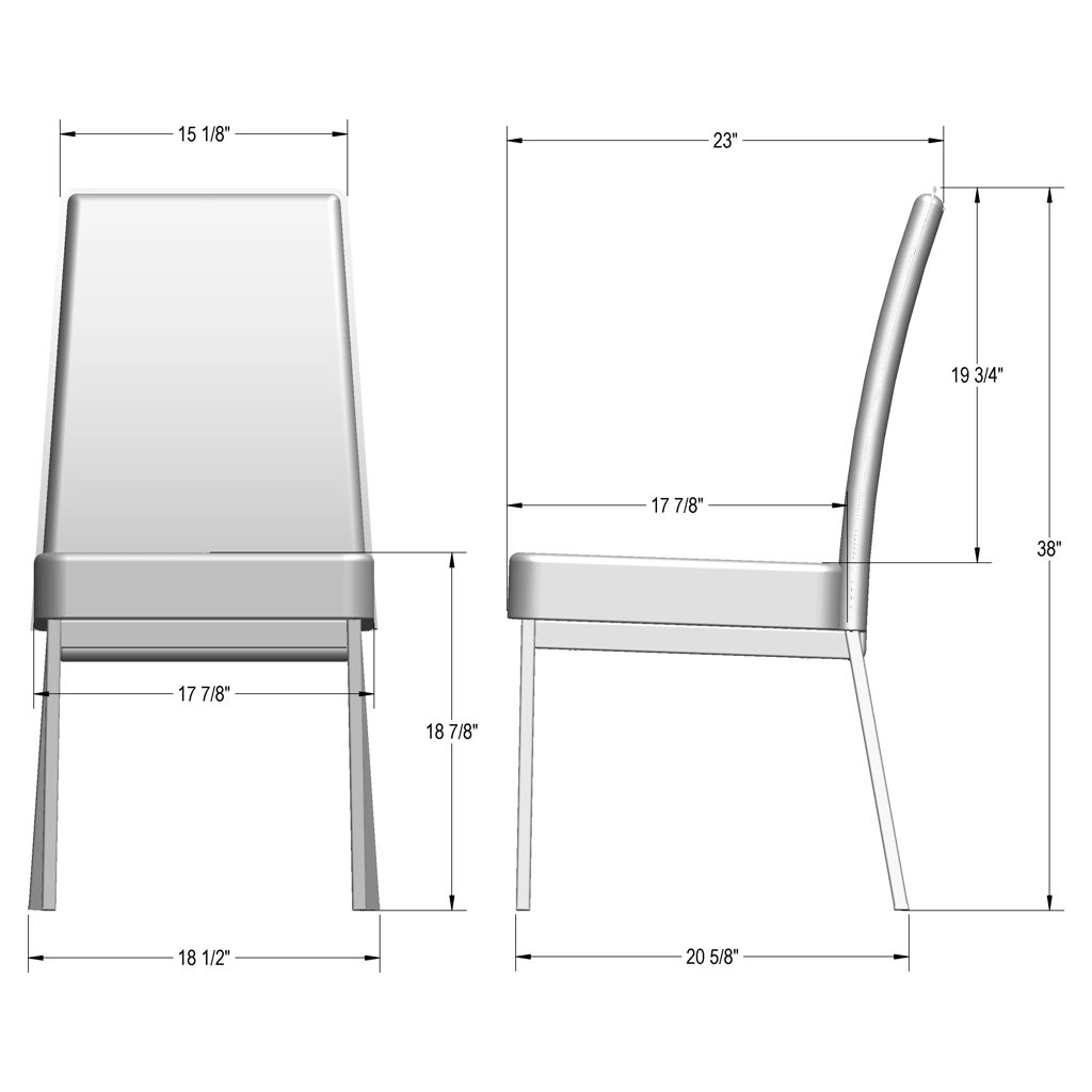 Chaise de Salle à Manger Dorian Amisco - Image 6