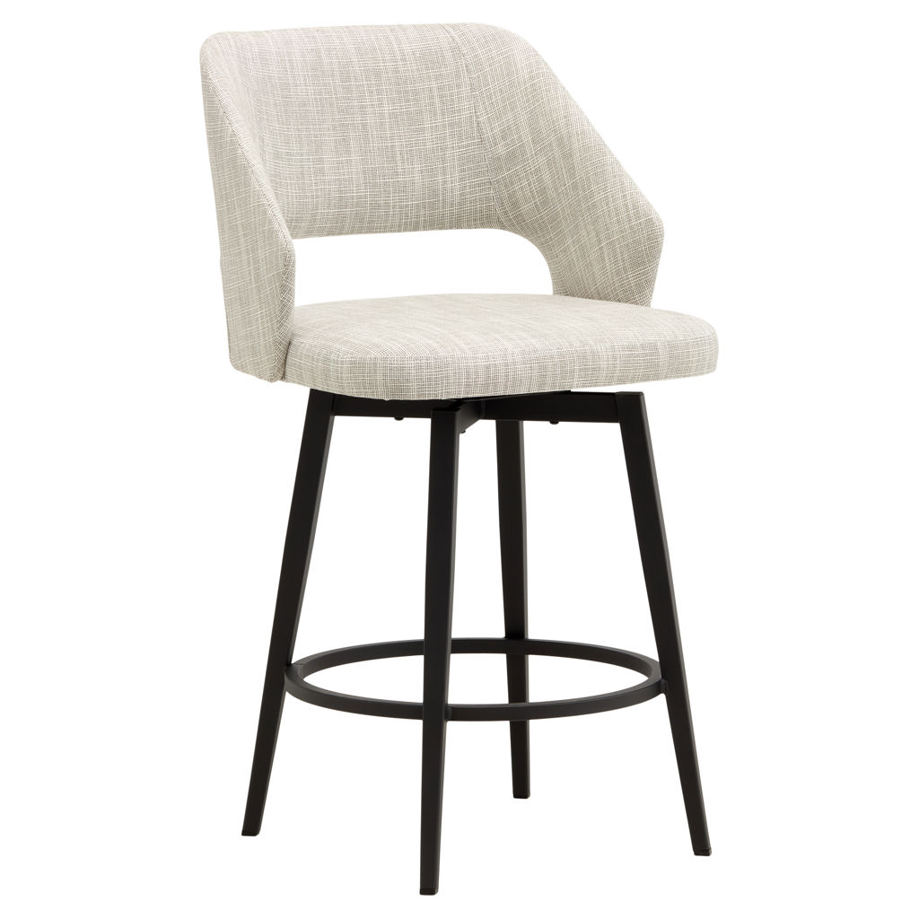 Chaise Phoebe Amisco en acier avec design moderne et assise confortable