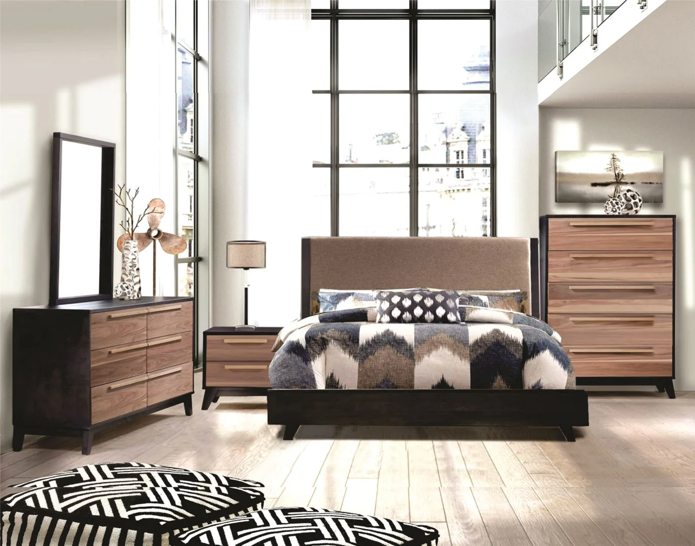 ensemble chambre AR‑5500N Arboit‑Poitras merisier massif